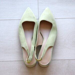 Everlane light green the Editor slingbacks (9)
